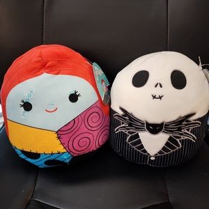 Brand new with tags Medium Nightmare Before Christmas Squishmallow set.